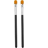 2PCS Extra flat round brush eyebrow concealer brush，concealer brushs，flat makeup brush，Brow Brushes(E32-2)
