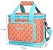 MIER Tactical Lunch Bag Large Insulated Military Molle Lunch Box Thermal Leakproof Cooler Bags for Men Women to Work Beach Travel Camping, 16 Can, Orange