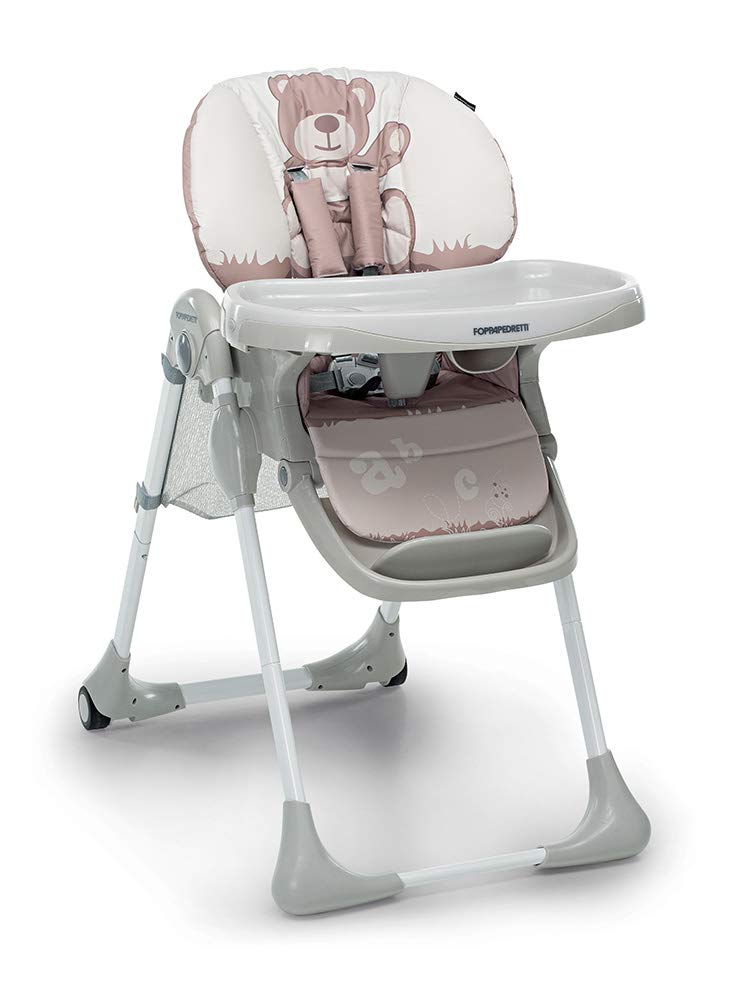 Foppapedretti Meeting Children's High Chair, Maximum Weight 15kg, 6-36 Months Teddy