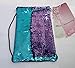 Winmany Mermaid Sequin Drawstring Backpack Glittering Reversible Dance Bag Sports Backpack Bag Outdoor Shoulder Bag