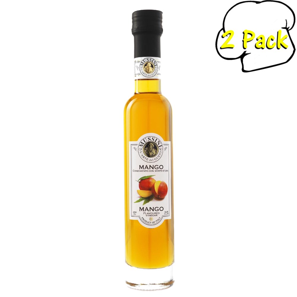 Mango Wine Vinegar, 8.5 Ounces, Pack of 2 Grocery