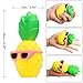 OYE HOYE 5 Pcs Jumbo Squishies Strawburry Lemon Banana Pineapple Ice Cream Slow Rising Squeeze Kawaii Scented Charms Stress Relief Squishy Toys