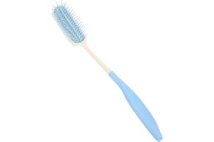 ElgnAura Portable Long Reach Hairbrushes, Anti slip Handle Comb for Elderly, Beauty Hair Accessory with Long Handled Comb Rea