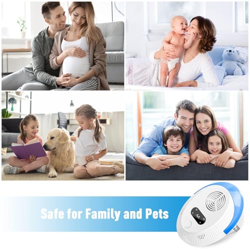 Uniiking® 2025 Upgraded Ultrasonic Pest & Insect Repeller, Ultrasonic Repellent for Roach, Rodent, Mouse, Bugs, Mosquito, Mice, Spider, Ant, Electronic Plug in Pest Deterrent, 2 Packs