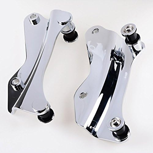 Four Point 4-point Docking Hardware Kit fit Harley Davidson Touring Street Glide/Road King/Electra Glide Year 2014 - Later (Chrome)