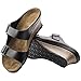 Papillio Womens by Birkenstock Emina Black Leather Sandals 37 EU