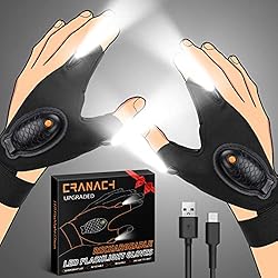 Rechargeable Flashlight Gloves Gifts for Men - Led