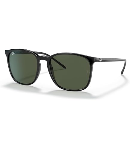 Amazon.com: Ray-Ban RB4392D Sunglasses, Black/Blue, 66 mm