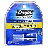 Orajel Single Dose Cold Sore Treatment, 0.04 Oz, 2 Count