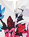 ROMWE Women's Sleeveless Flower Floral Print Short Bodycon Dress