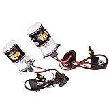 Kshioe(TM) Xenon HID 9006(HB4) 6000K 35W Car Single Beam Lights Bulbs Lamps Replacement Bulbs (Pack of two)