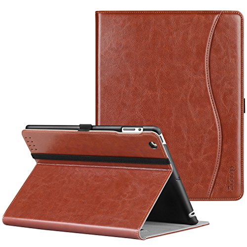 Ztotop Case for iPad 2/3/4 - Premium PU Leather Business Slim Folding Stand Folio Cover with Auto Wake/Sleep for iPad 4th Generation with Retina Display, iPad 3, iPad 2,Brown