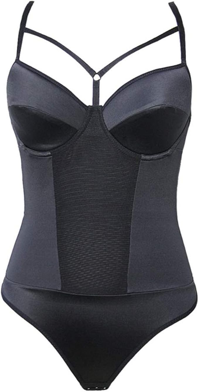 Women Waist Control Bodysuit Underwear Backless Body Shaper Sexy Shapewear at Amazon Women’s