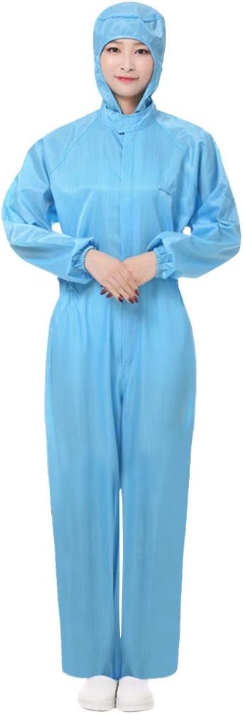 Succper Protective Coveralls with Hood, Reusable Washable Protective Coveralls Jumpsuit Disposable Work Clothes