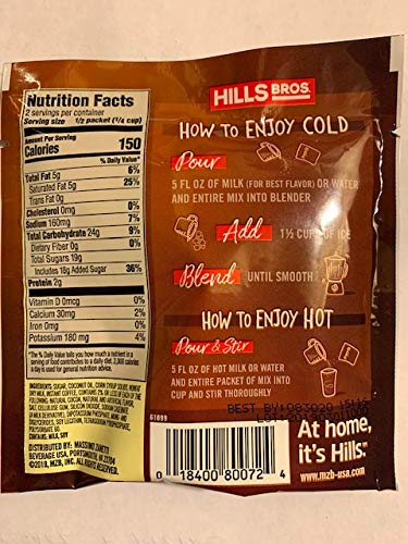 HILLS BROTHERS FRAPPES 2.25 OZ PACK OF 1 (SALTY CARAMEL)