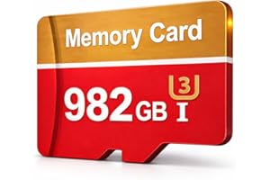 Memory Card 982GB Large Capacity TF Card High Speed Memory Cards 982GB for Cameras,Dash Cams,Smartphones,Drones Data Storage