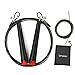 CPOKOH Speed Jump Rope Best Skipping Exercise, Boxing, Crossfit, Fitness, MMA Nylon Bag & Extra Professional Sports Cable to Fit Adults, Men, Women Kids (Plastic Grip)