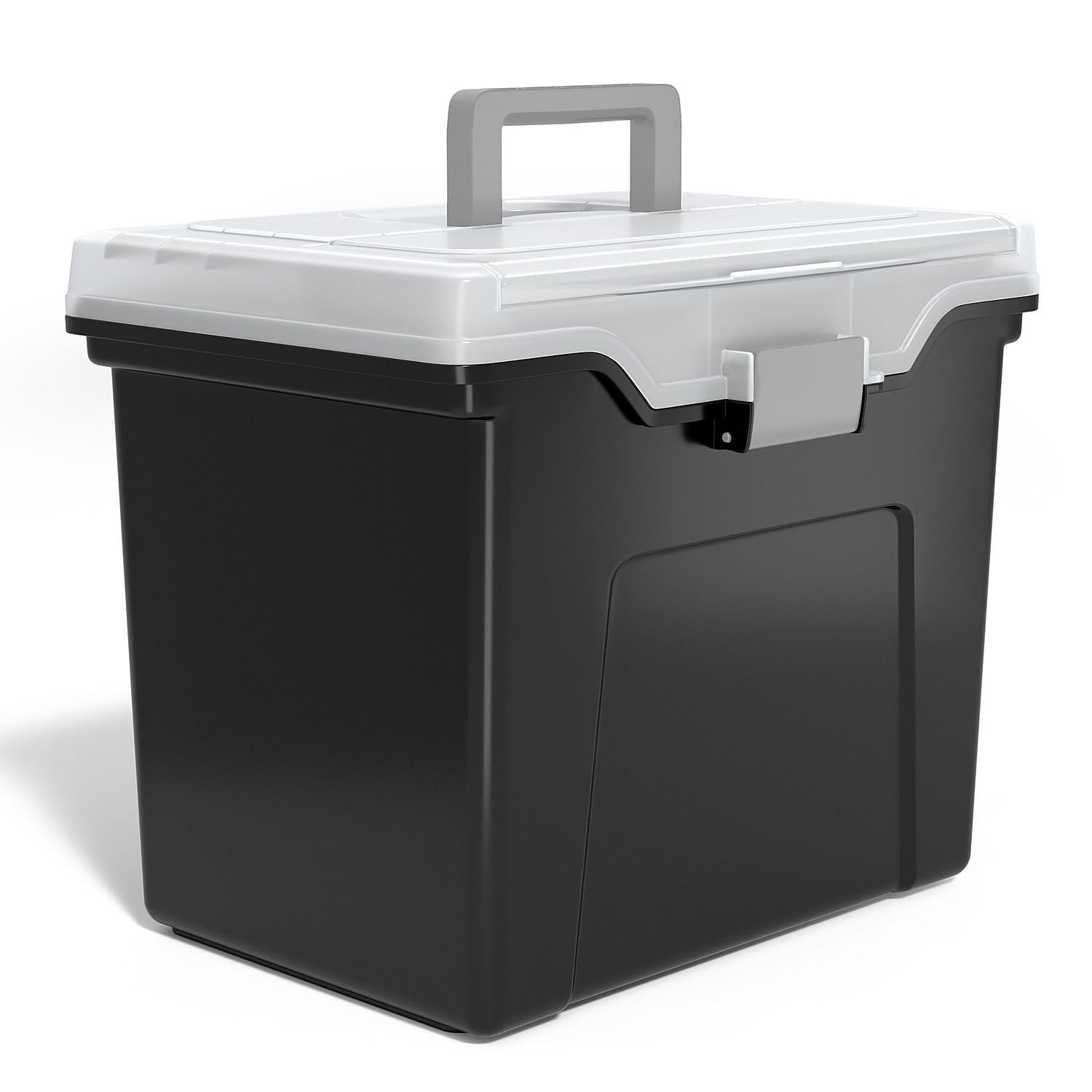 Staples File Folder Tote, Portable Filing Box for Letter Size Hanging Files