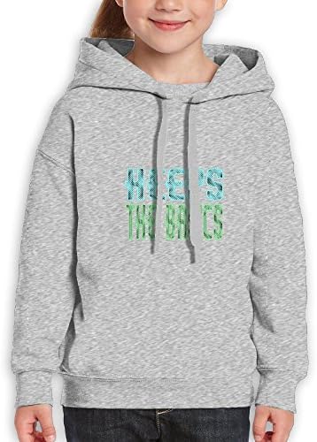 HeJingShun Heeps The BasicsKids Youths Fashion Personality Casual Unisex Hoodie SweatshirtsizeKey1Ash