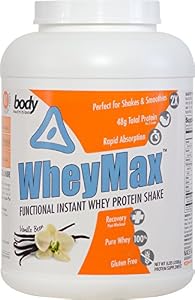 Image of Body Nutrition - WheyMax - Whey Protein (5 LB, Vanilla Bean)