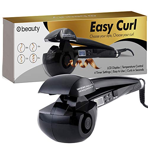Automatic Hair Curler, Curling Iron, Curls in Seconds, Easy Curl, Curling Wand, Wand, Curler, Curling, LCD display, o1beauty