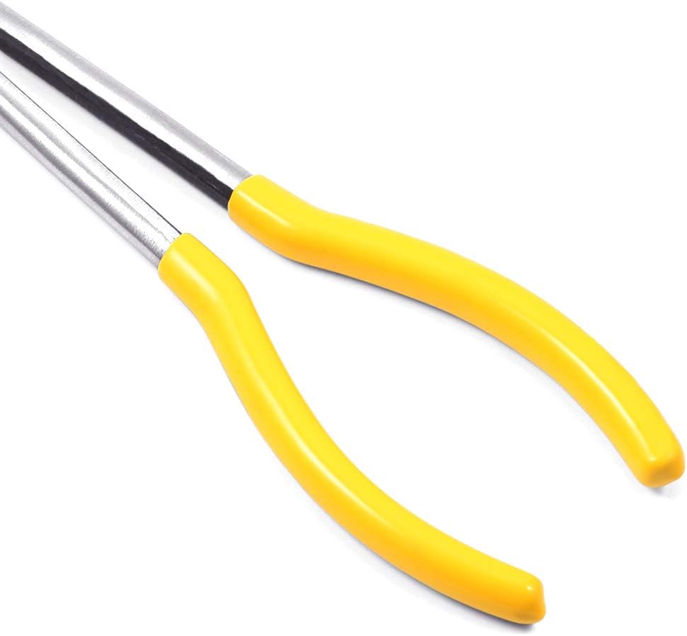 SPEEDWOX Long Reach Hose Grip Pliers 11 Inches Ring Nose Pliers Hose Gripper 3/5 Inch Diameter Offset Spark Plug Boot - Image 5