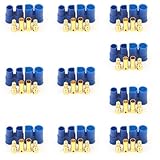 NEEWER® 10 Pairs EC3 Banana Plug Female Male Bullet Connector RC ESC LIPO Battery Motor