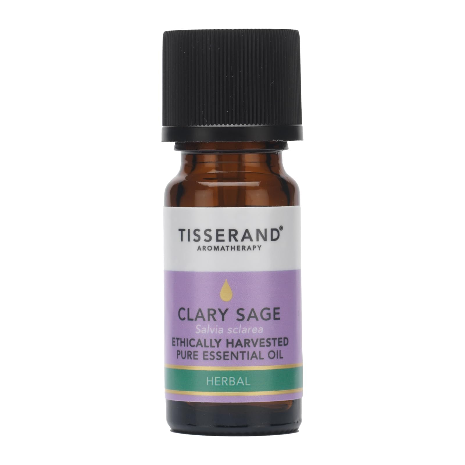 Tisserand Aromatherapy - Ethically Harvested Clary Sage Essential Oil, Massage Oil - Ethically Harvested Clary Sage, Bath Oil, Aromatherapy Oil - 100% Pure and Natural Essential Oil - 9 ml — image 1