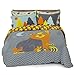 Where The Polka Dots Roam Full/Queen Woodland Creatures Duvet Cover Set 2 Pillowcases Kids Bedding - Double Brushed Ultra Microfiber Luxury Set (L 90in x W 92in)