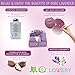 Spa Gift Basket, Luxury 8 Piece Bath & Body Set For Men/Women, Lavender & Jasmine Fragrance - Enriched with Shea Butter & Vitamin E - Includes Bath Bomb, Cosmetic Bag, Shower Gel, Bubble Bath & More!