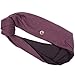 BLOM Women's Non Slip Wide Headband - Yoga Headband - Workout Headband - 6 inches, Purple & Charcoal - Gym Wrap
