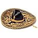 Black and Gold Mariachi Sombrero