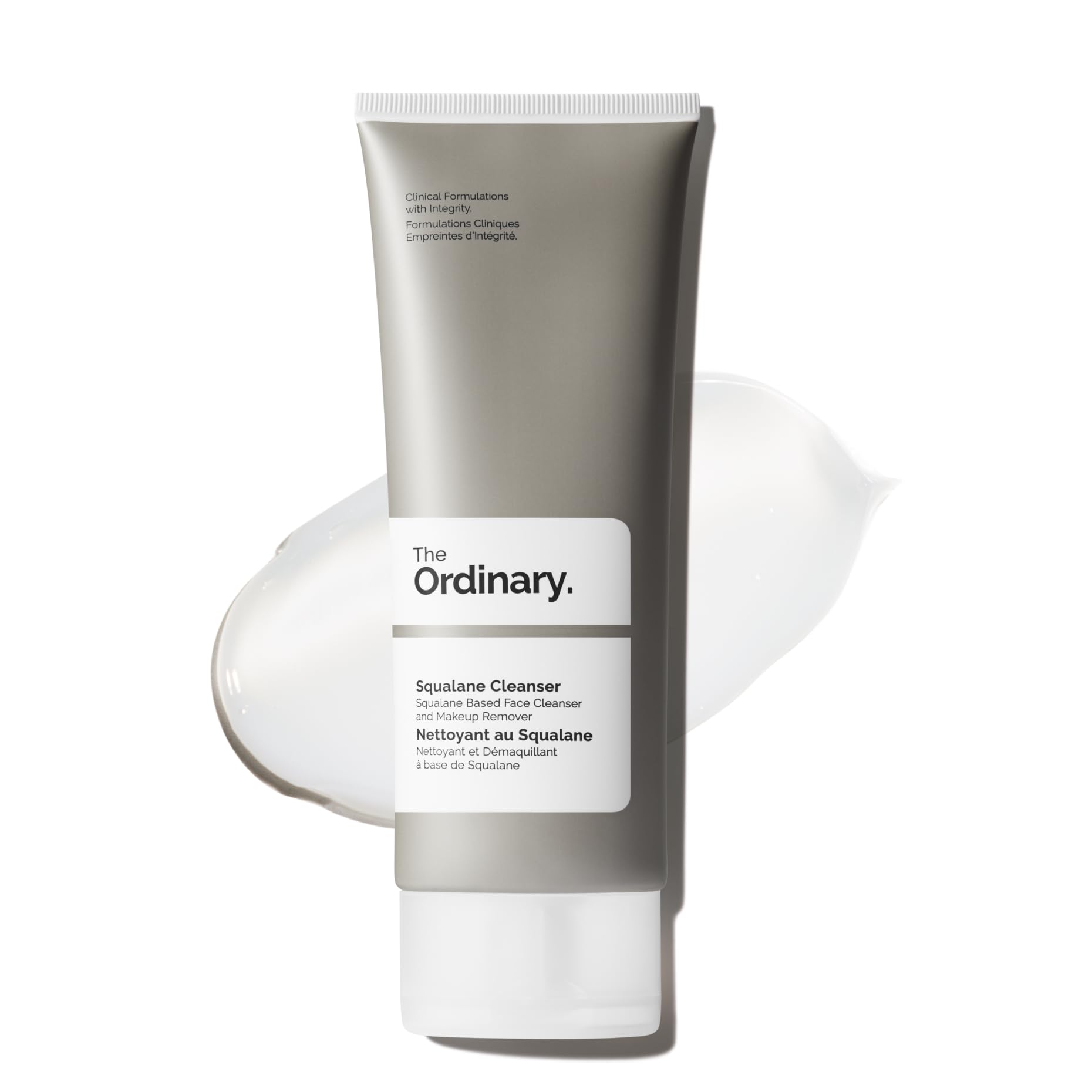 The Ordinary Squalane Cleanser, Hydrating Makeup Remover, Supports Moisture Barrier, 150ml