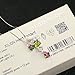 OSIANA Ice Cube 18K White Gold Plated Fashion Pendant Necklace Made with Crystal 18