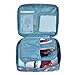 ITraveller Itraveller Printed Multifunction Portable Travel Toiletry Bag Cosmetic Makeup Pouch Case Organizer for Travel (Blue Flowers)
