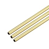 uxcell Brass Round Tube, 300mm Length 3mm OD 0.2mm