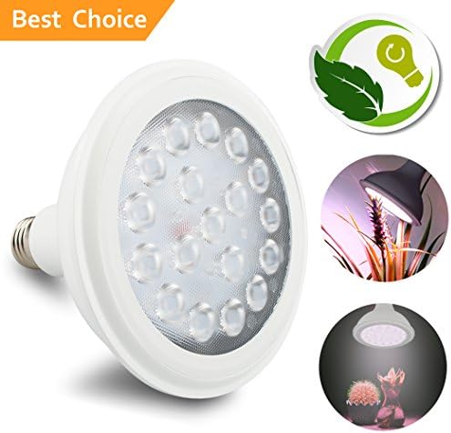 LED Growing lamp,Plant Lamp for Greenhouse Hydroponic Aquatic Indoor Plants(E26 18W)