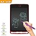 LCD Writing Tablet-8.5 in Writing Graphics, Drawing & Painting Board -Can Be Used As Office Whiteboard Bulletin Board and Gifts for Kids(Can be Repeated Use of More Than 50,000 Times)-(Red)