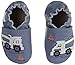 Robeez Baby-Boy's Elephant Eddie Loafer, Little Dump Truck Blue, 12-18 Months M US Infant