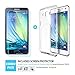 Ringke Fusion Compatible with Galaxy A3 2014 Case Crystal Clear PC Back TPU Bumper with Screen Protector Shock Absorption Technology Attached Dust Cap for Galaxy A3 1st Gen - Clear