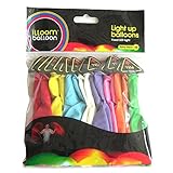 LED Light up Balloons Pack Of 15 Mixed Color Party Pack Balloons