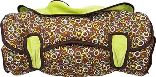 Ozark Mountain Kids Brown & Green Circles Minky Nap Mat
