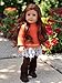 Hello Sunshine - 3 Piece Outfit - Tunic, Leggings and Boots. Clothes Fits 18 Inch Doll (Doll Not Included)