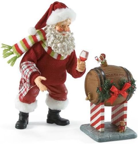 Enesco's Department 56 Clothtique Possible Dreams *Cheers* Santa &amp; Christmas Mouse Toast