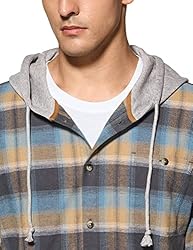 CQR Men's 100% Cotton Plaid Flannel Shirt, Long