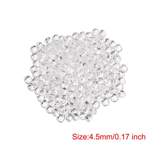 bouti1583 Pack of 5000Pcs Crystals Acrylic Diamonds Vase Filers Party Wedding Table Scattering Decoration Gems 0.2 inch