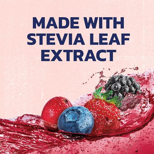 OCEAN SPRAY® ZERO SUGAR MIXED BERRY JUICE DRINK, CRANBERRY JUICE DRINK SWEETENED WITH STEVIA, 64 FL OZ BOTTLE