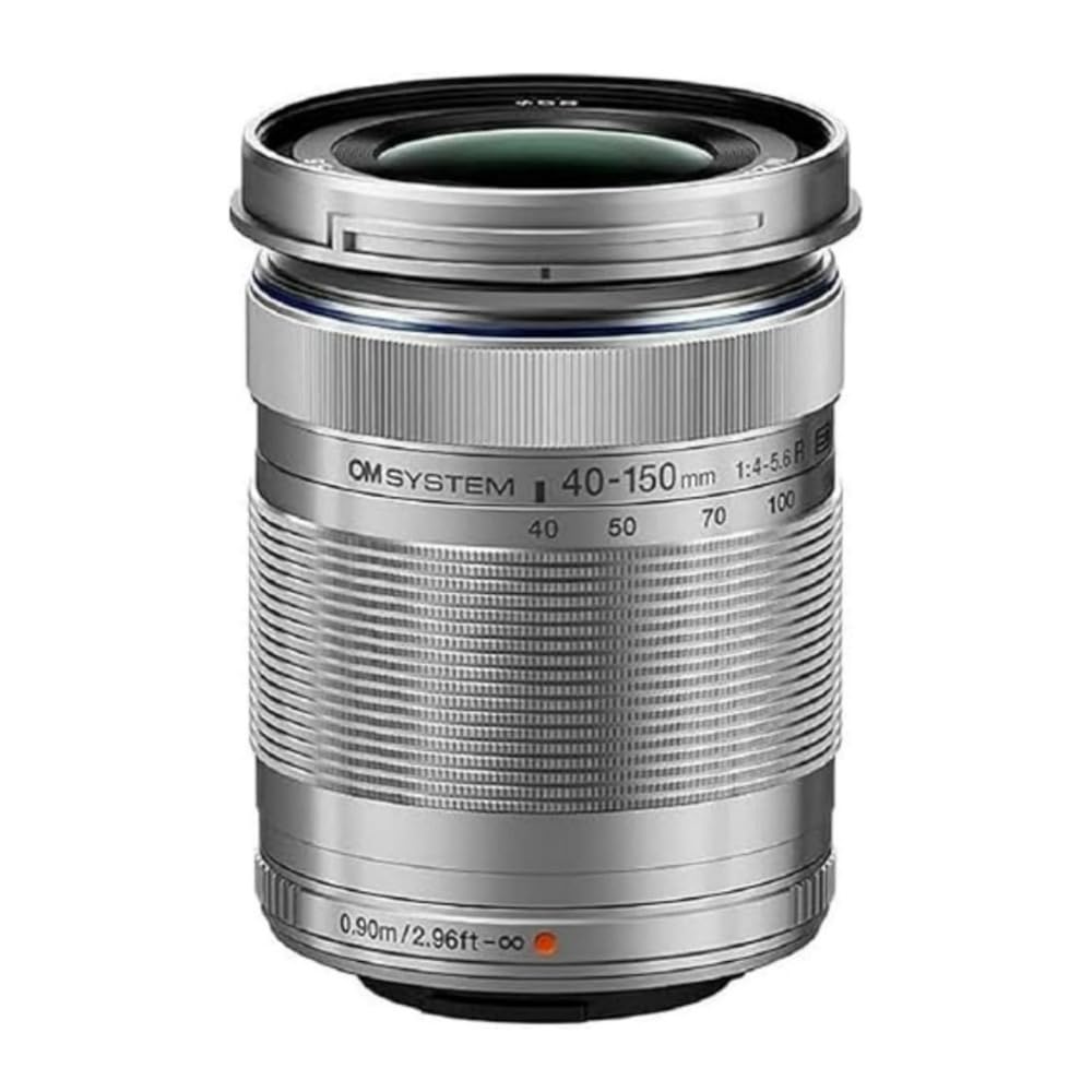 Photo 1 of OM SYSTEM M.Zuiko Digital ED 40-150mm F4-5.6 R Lens with Lightweight Telephoto Zoom and MSC Silent Autofocus for Portraits, Travel, and HD Video (Silver)