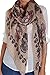 Humble Chic Sugar Skull Scarf for Women - Long Oversized Lightweight Printed Shawl Wraps Fashion Scarves for Women