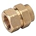HomeFlex 11-435-007 3/4-Inch Brass Corrugated Stainless Steel Tubing  x FIPT Female Adapter primary